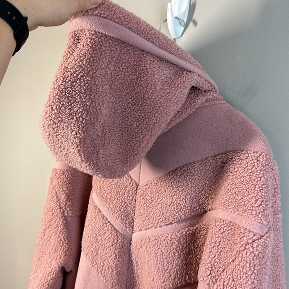 Kookaburra By Ugg Hood Cropped Sherpa Bomber Jacket Size XL - Picture 11 of 16